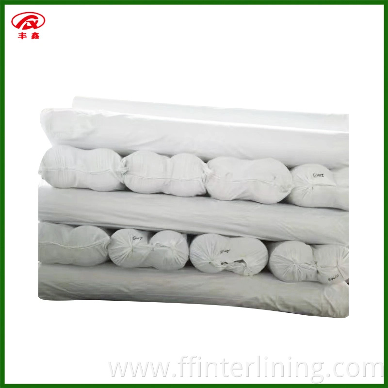 Wholesale High Quality Cheap Woven Polyester Interlining for Cloth